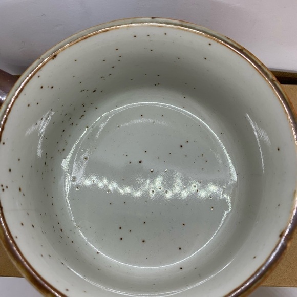 Speckled Stoneware Sunflower Mugs Set of 2 Made in Japan - Picture 11 of 11